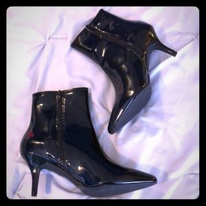 NEW Charlotte Russe pointed toe Booties Black s9